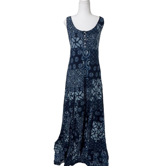 Lauren Ralph Lauren Dresses & Skirts - LRL Lauren Lagenlook Patchwork Boho Jersey Sleeveless Maxi Dress (XL)